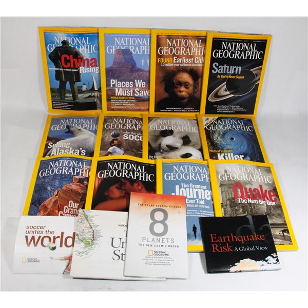 NATIONAL GEOGRAPHIC 2006 FULL DECADE INC. MAPS