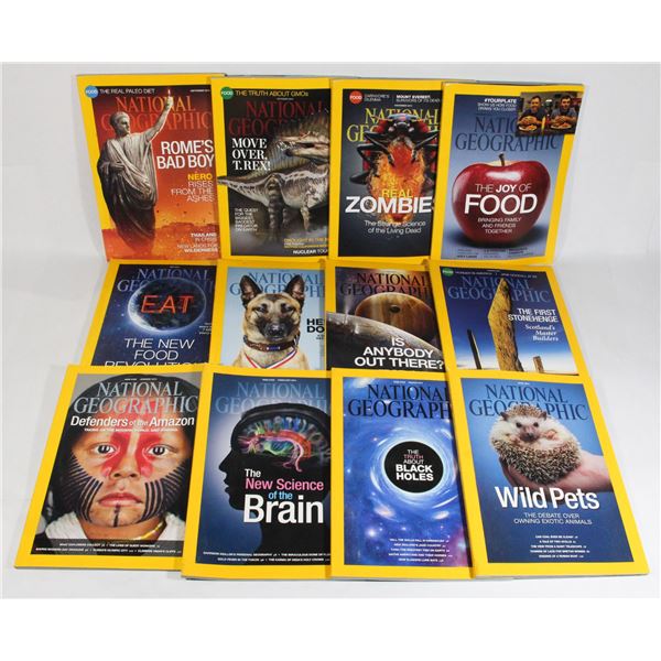 NATIONAL GEOGRAPHIC 2014 FULL DECADE INC. MAPS