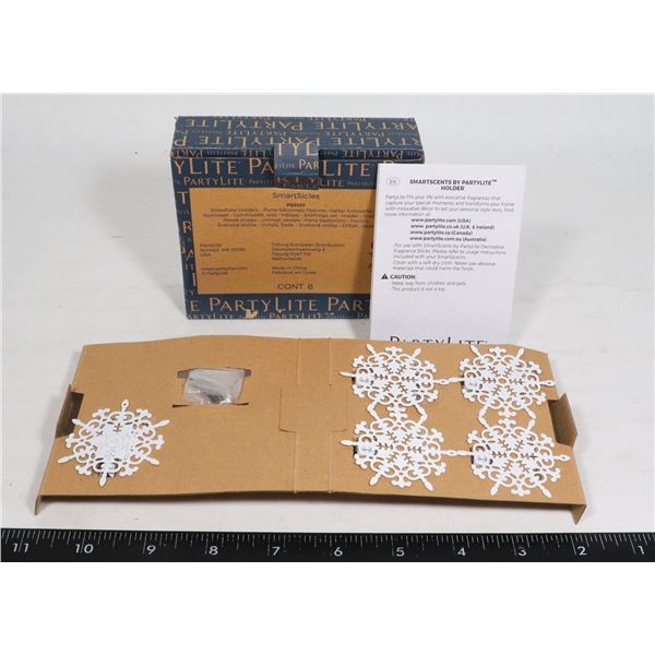 PARTYLITE SNOWFLAKE HOLDERS