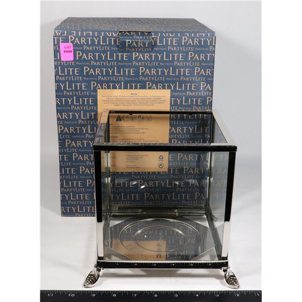 PARTYLITE PALM LEAF JAR HOLDER