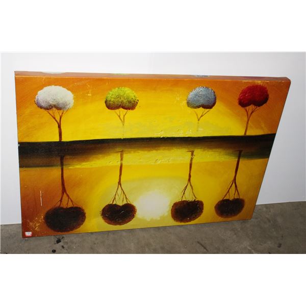 VINTAGE PAINTING ON CANVAS