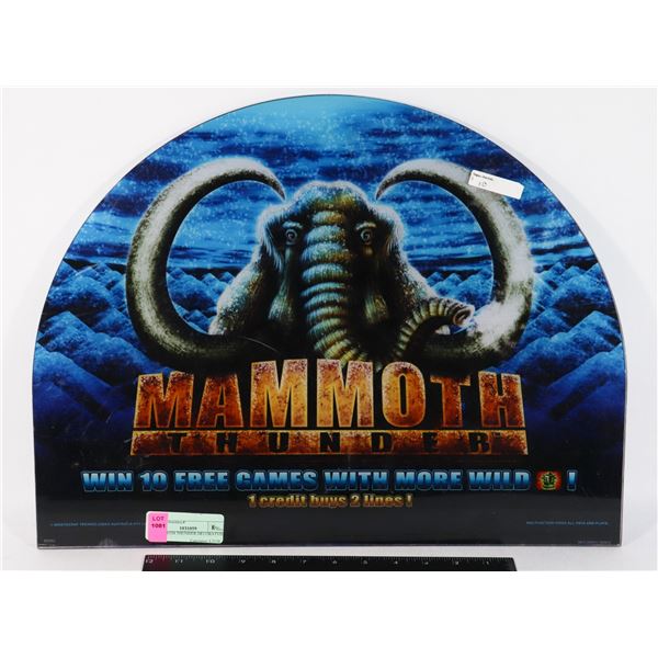 MAMMOTH THUNDER SLOT MACHINE PIECE