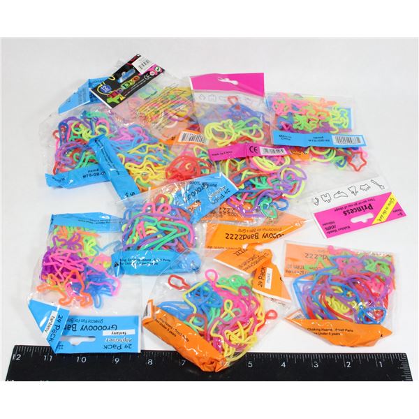 LARGE BAG OF GROOVY BANDS/FUN BANDS