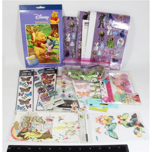 LOT OF STICKERS AND MORE