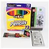 Image 1 : LOT OF PENCILS CRAYONS AND MORE!