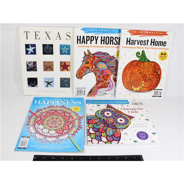 LOT OF COLOURING BOOKS