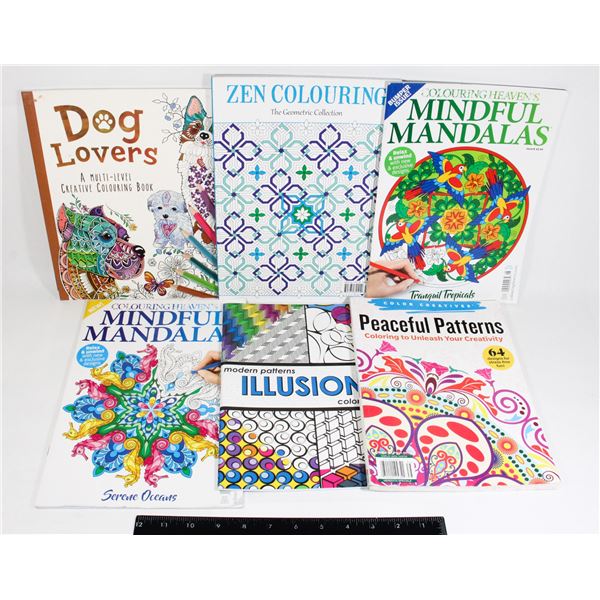 LOT OF COLOURING BOOKS
