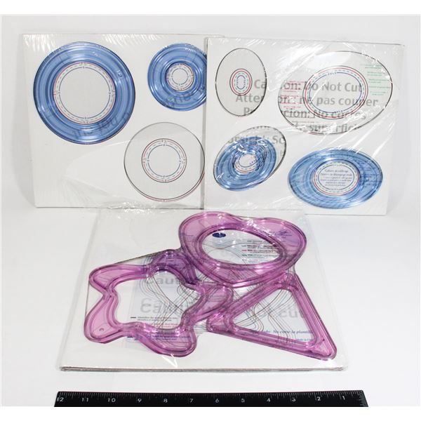 LOT OF CUSTOM CUTTING STENCILS