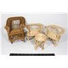 Image 1 : VINTAGE WICKER DOLL FURNITURE