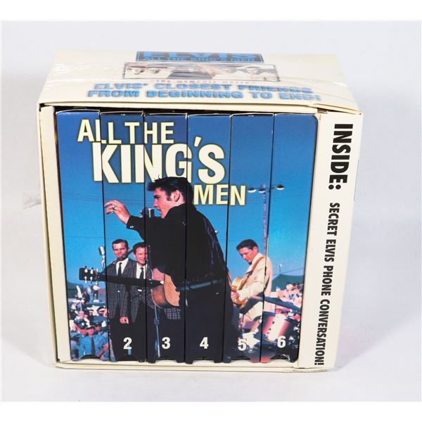 ELVIS ALL THE KINGS MEN 6 VHS SET