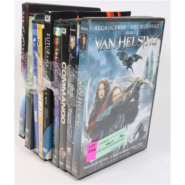 VAN HELSING & ASSORTED DVD'S