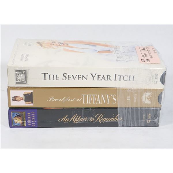 3 PACK VHS NEW "THE SEVEN YEAR ITCH"