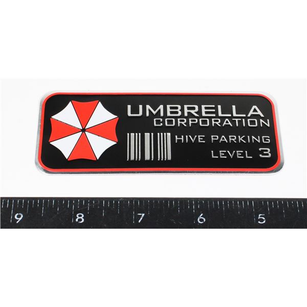 UMBRELLA CORPORATION HIVE PARKING CAR EMBLEM
