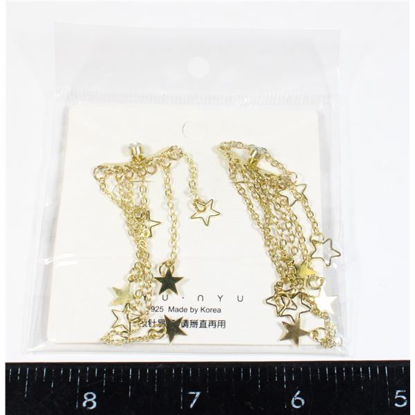 NEW CASCADING STAR DANGLE EARRINGS