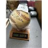 Image 2 : Hank Aaron Autographed Baseball w/Showcase