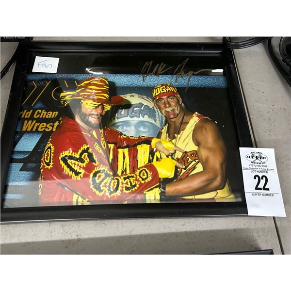 Hulk Hogan Autographed Wrestling Photo