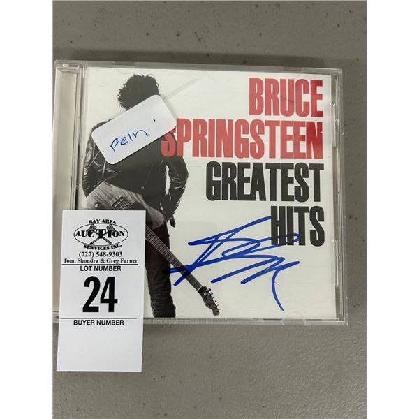 Bruce Springtein Autographed Greatest Hits CD