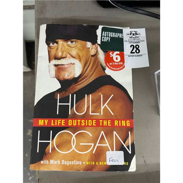 Hulk Hogan Autographed Book "My Life Outside The Ring"