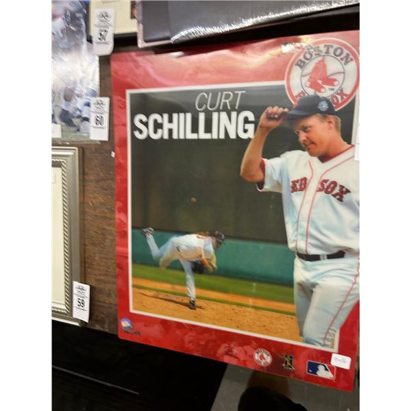 Curt Schilling Boston Red Sox 3D Memorabilia