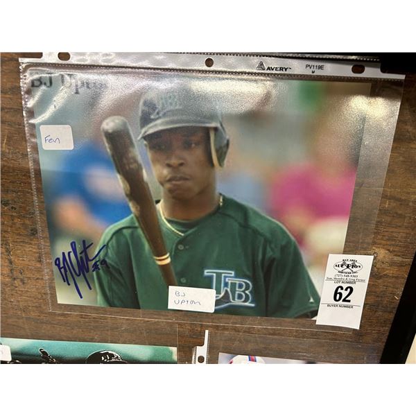 BJ Upton Autographed Photo