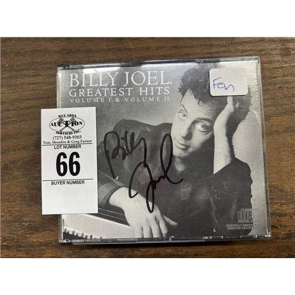 Billy Joel Autographed Greatest Hit Disc