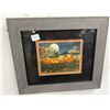 Image 3 : Framed Watercolor of Biltmore Estate/Disney Pumpkin Wall Art - Artist Signed