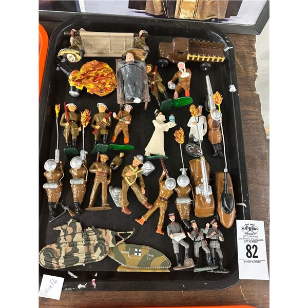 Asst. Metal Soldier Figurines