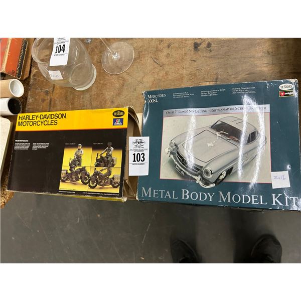 Mercedes Gold Wing 300SL/Harley Military Models - 2