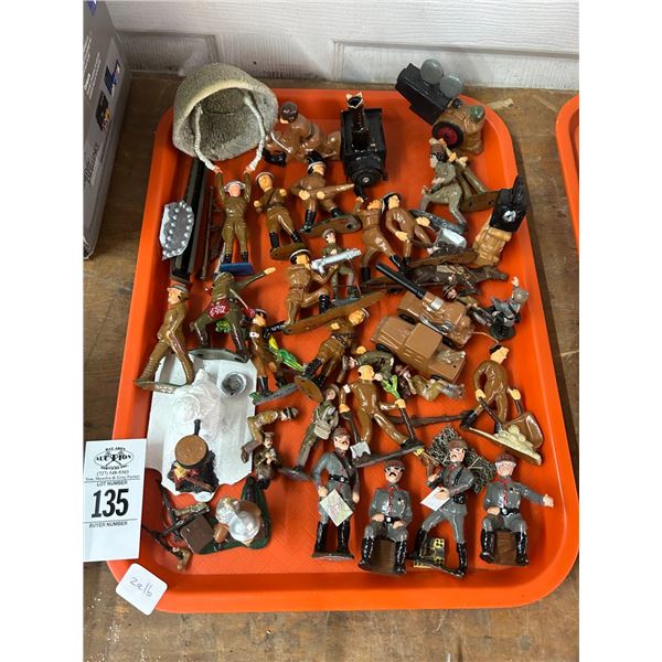 Vintage Metal Toy Soldiers