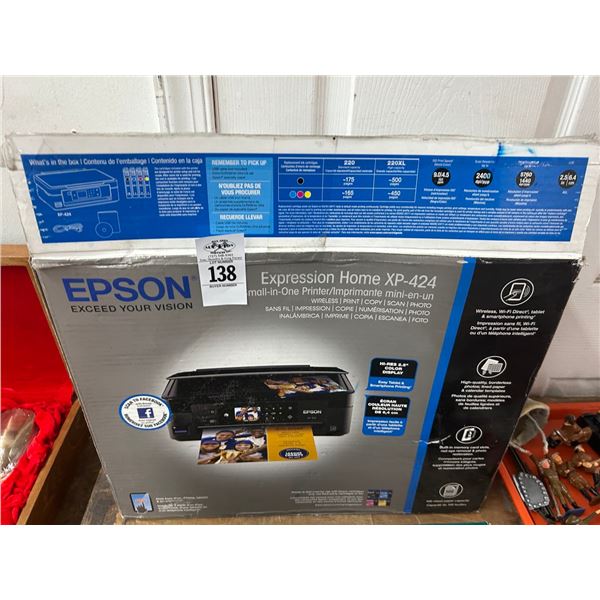 Epson Home XP 424 All In One Photo Printer