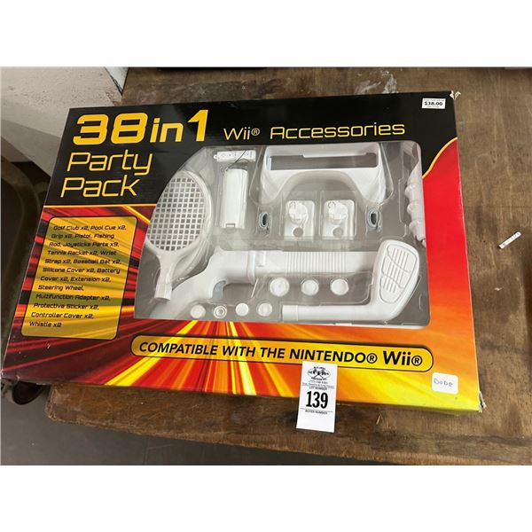 WII 38 in 1  Party Pack In Box