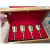 Image 2 : Brass Goblets Set of 4 w/Case
