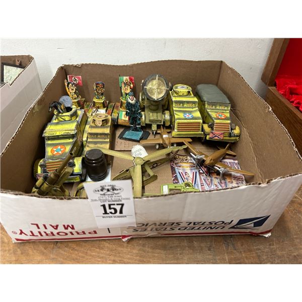 Asst. Tin Litho Military Figurines