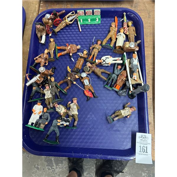 Asst. Vintage Metal Toy Soldiers