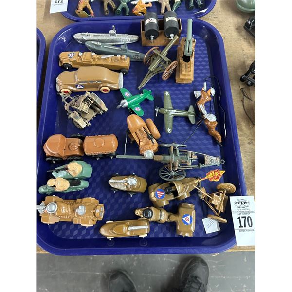 Asst. Vintage Metal Toy Soldiers