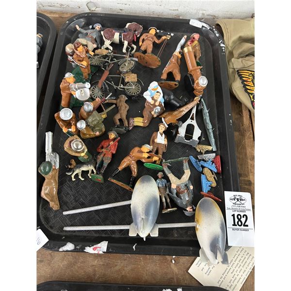 Vintage Metal Toy Soldiers