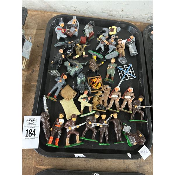 Vintage Metal Toy Soldiers