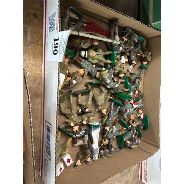 Vintage Metal Toy Soldiers
