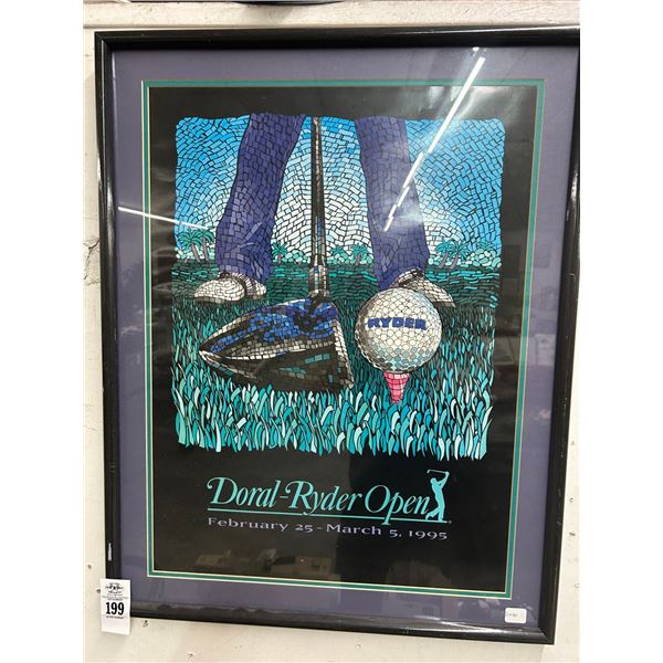 Framed 1995 Delri Promotional Poster