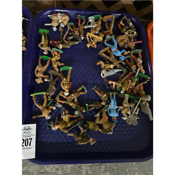 Vintage Metal Toy Soldiers