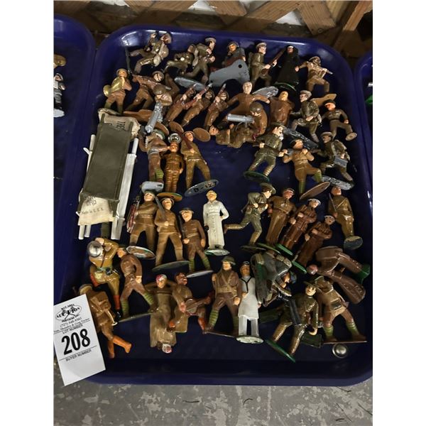 Vintage Metal Toy Soldiers