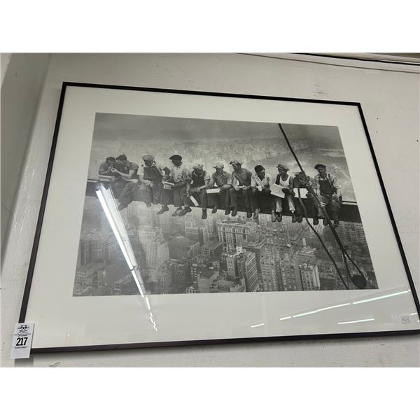 Break Time On The High Rise Beam Photo - 30"  X  36"