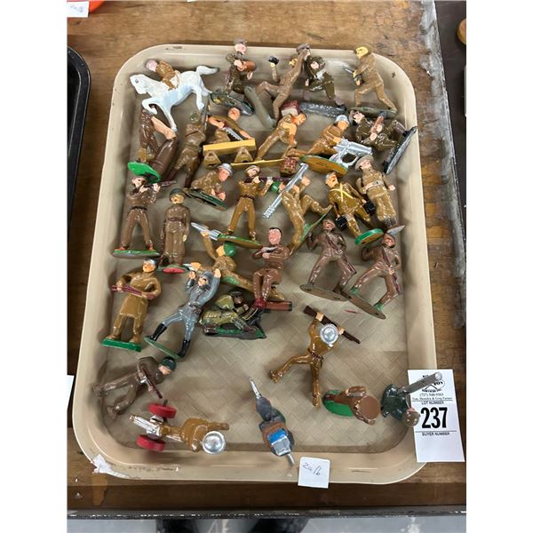 Vintage Metal Toy Soldiers