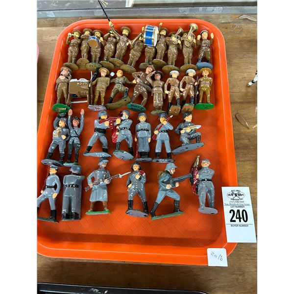 Vintage Metal Toy Soldiers