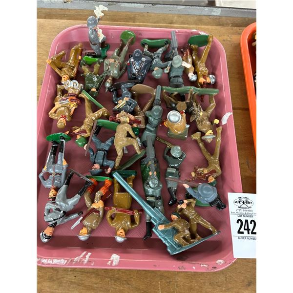 Vintage Metal Toy Soldiers