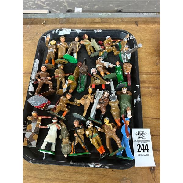 Vintage Metal Toy Soldiers