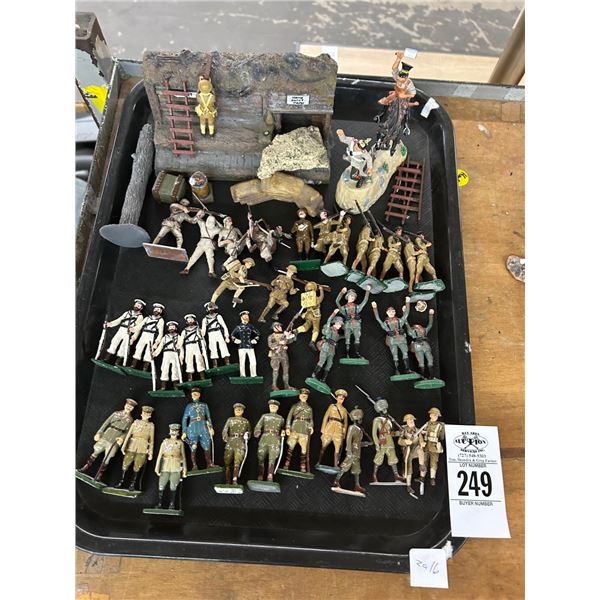 Vintage Metal Toy Soldiers