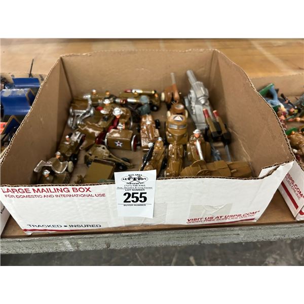 Vintage Metal Toy Soldiers/Tanks