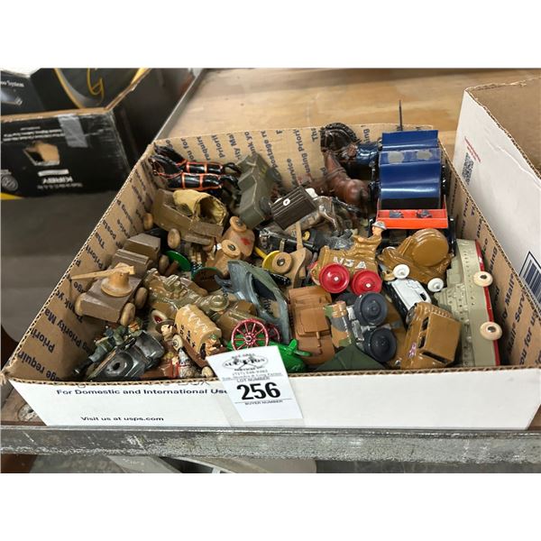 Vintage Metal Toy Soldiers/Tanks/Trucks/Horses