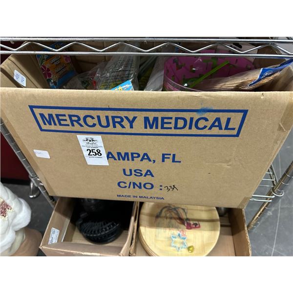 Bin w/Straws/Picks, Plastic Project Buckets, Home Goods - 2 Shelves